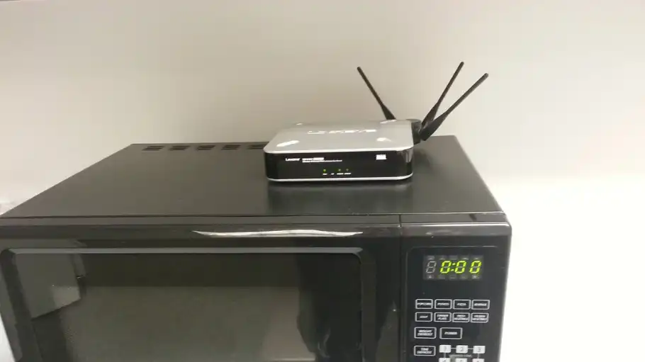 Near a Microwave Oven