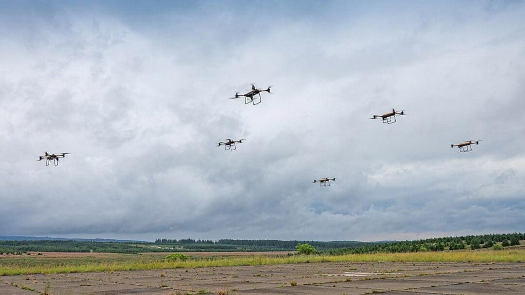 Autonomous Swarm Drones