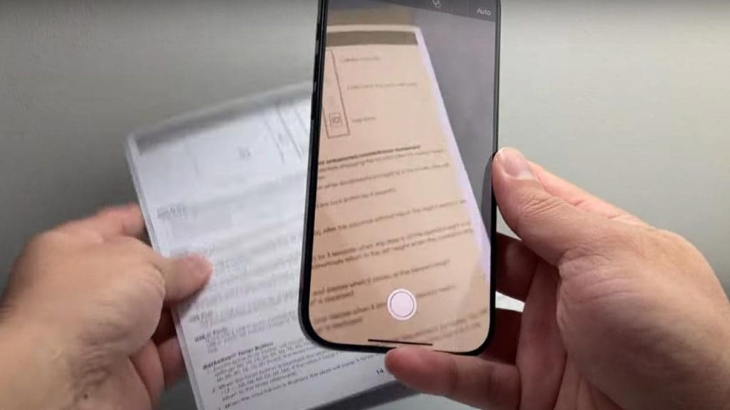Built-in Document Scanner