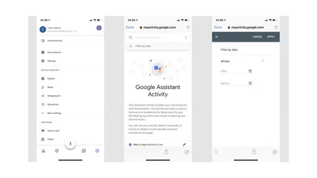Google Assistant Activity