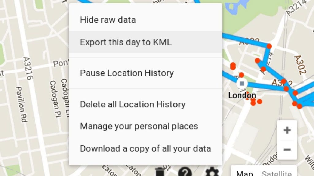 Google Location History