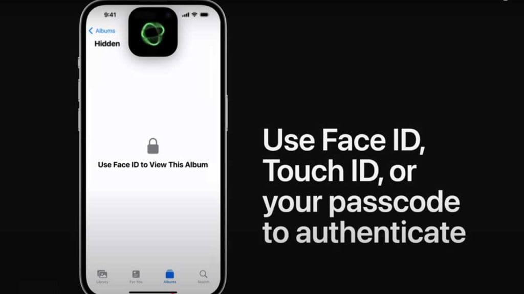 Hidden Albums in Photos