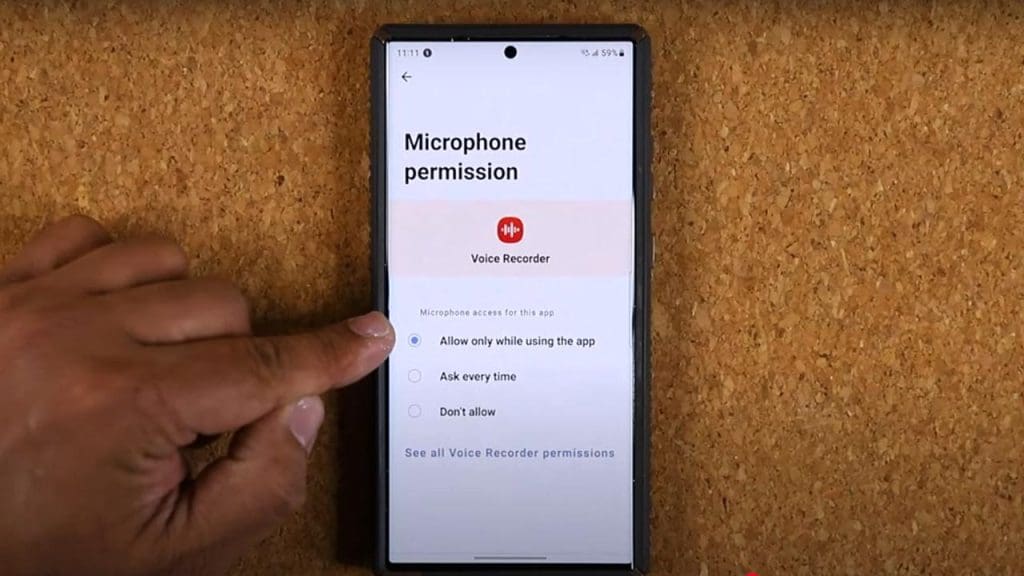 Security and Privacy Settings