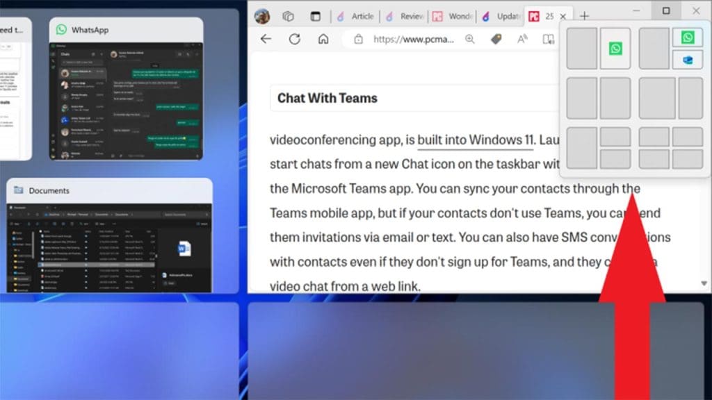 Snap Layouts and Snap Groups