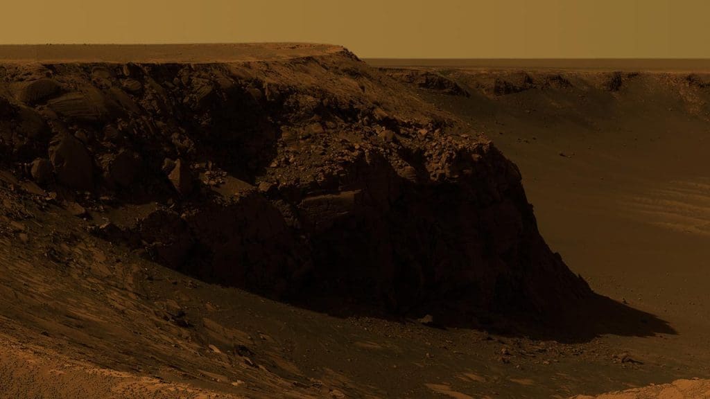 The Discovery of Martian Deposits