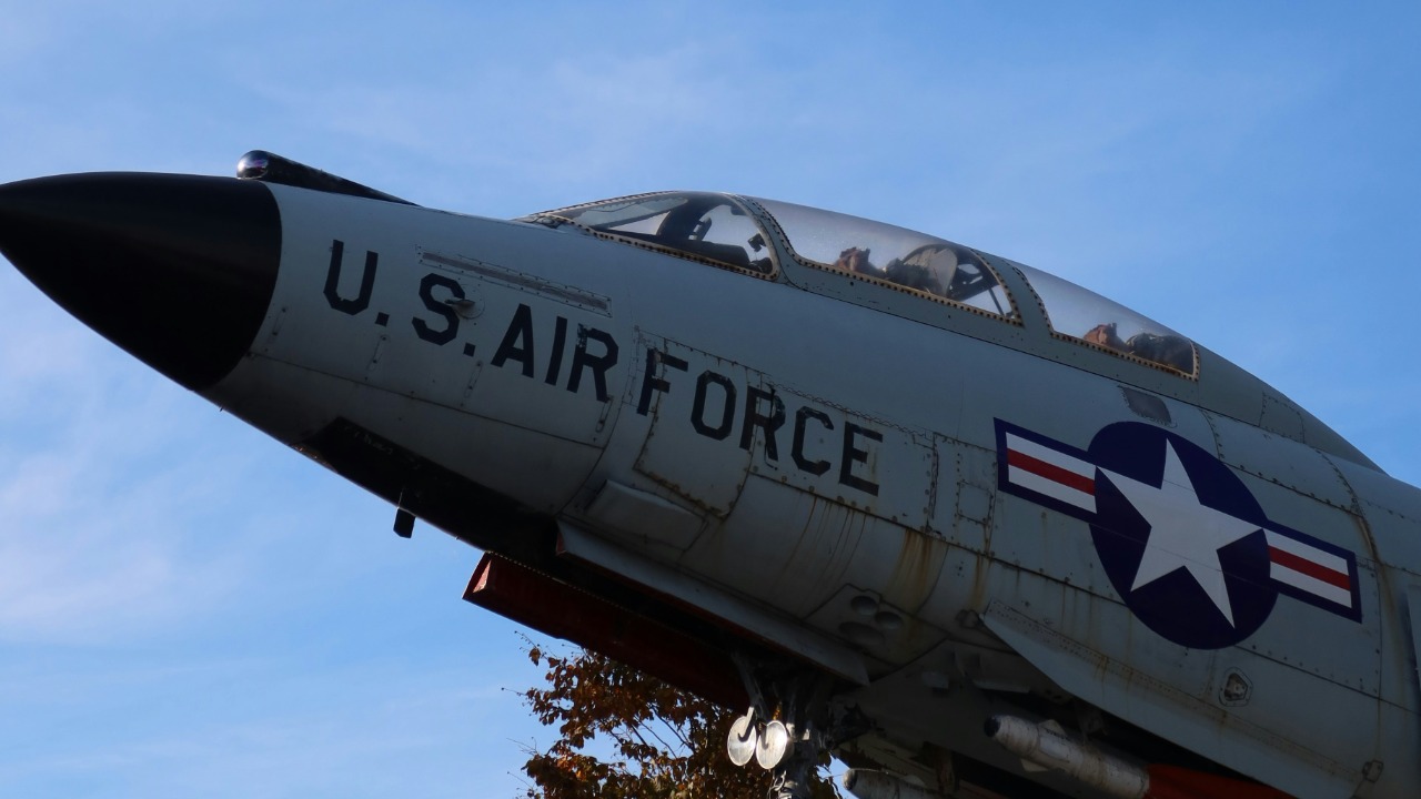 Image Credit: a fighter jet flying in the sky — Theodore Poncet