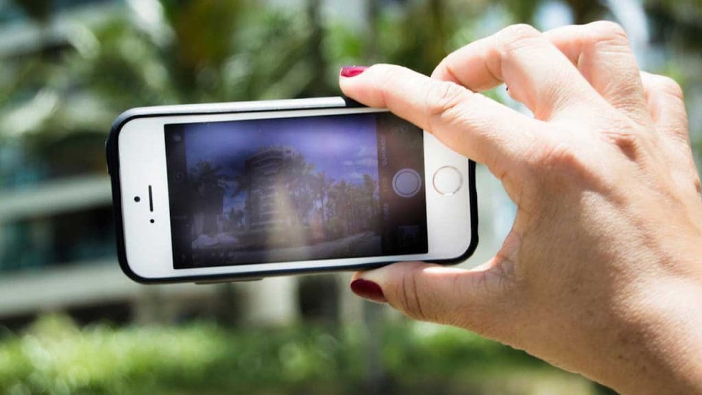 smartphone camera strategically