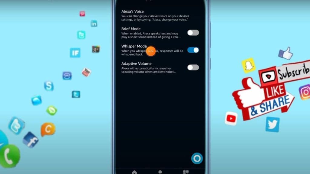 Disable Whisper Mode