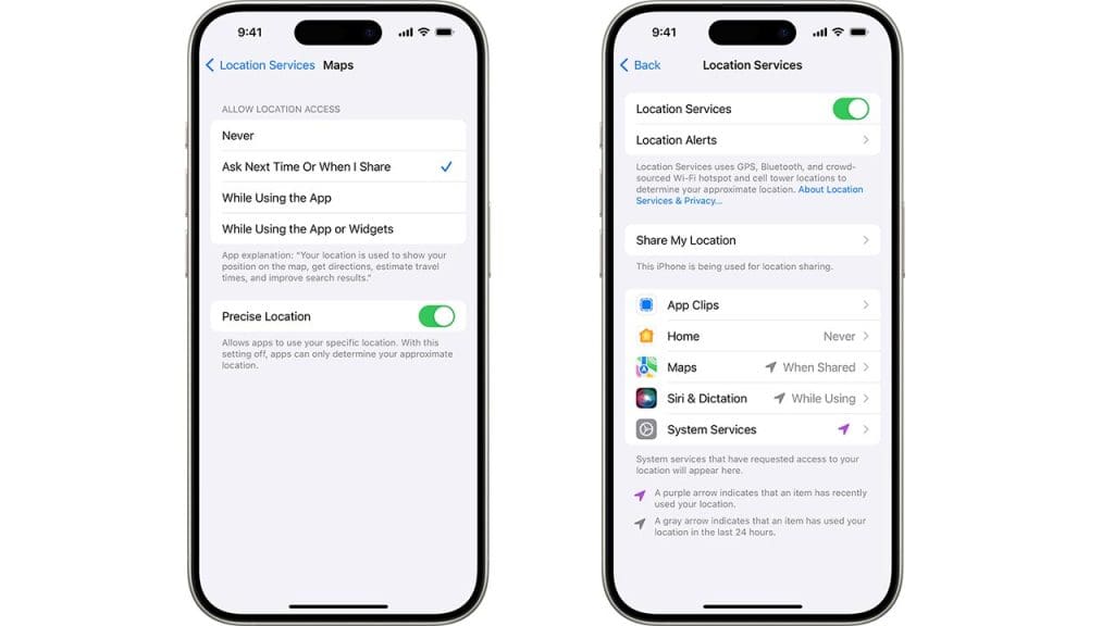 Limit Location Services