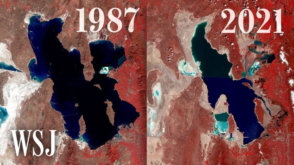 Shrinking Great Salt Lake