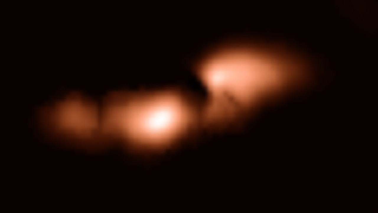 Image Credit: (Credit: NRAO/AUI/NSF/J. Van Gorkom/Schminovich et al., This image courtesy of Dr. Jacqueline van Gorkom from Columbia) - Public domain/Wiki Commons