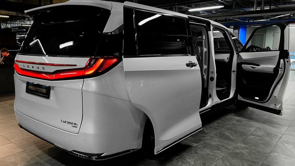 Lexus minivan teaser silhouette