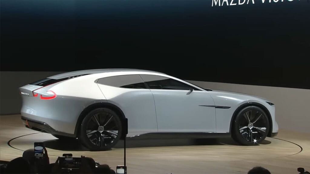 Mazda shows rotary hybrid concept with new design