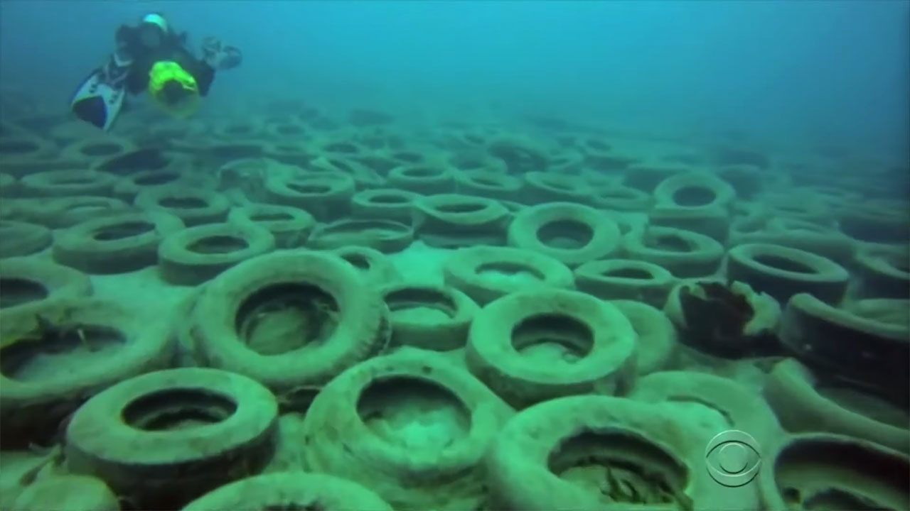 They dumped 2M tires in the ocean—then learned it was a mistake