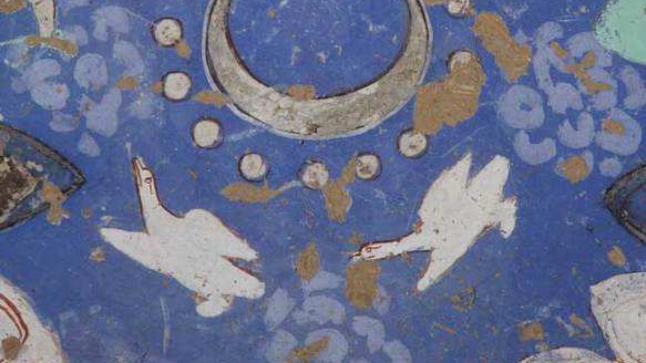 Image Credit: Painting: 5th century CE.
Color photography of 2D panels: undetermined - Public domain/Wiki Commons