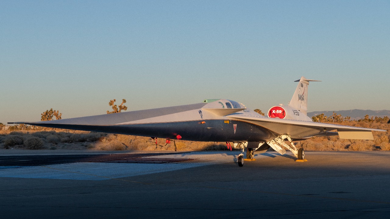 NASA’s X-59 supersonic jet takes historic first flight