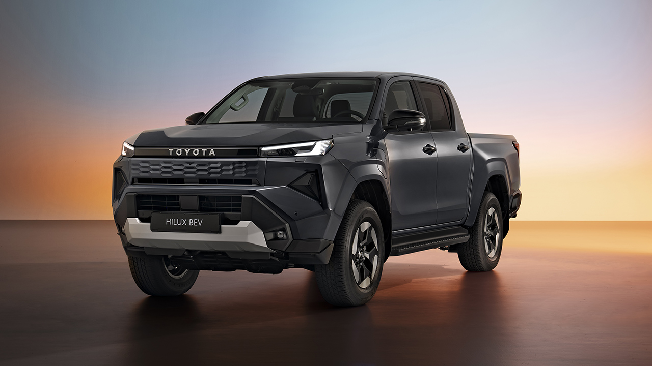 This is Toyota's first electric pickup truck