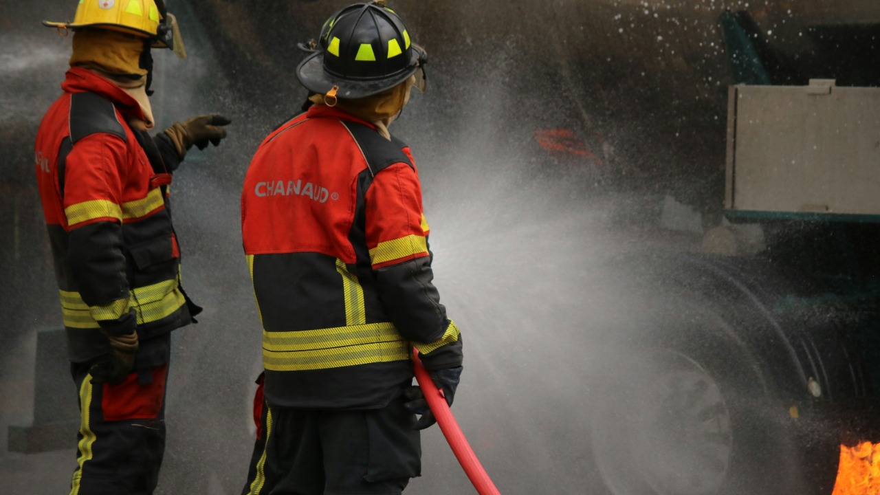 Firefighters suffer chemical burns at the Boring Company site