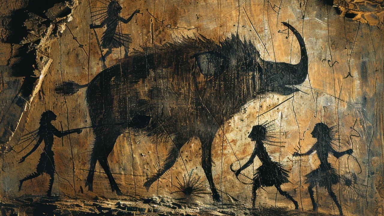 World’s oldest cave art in indonesia features a pig