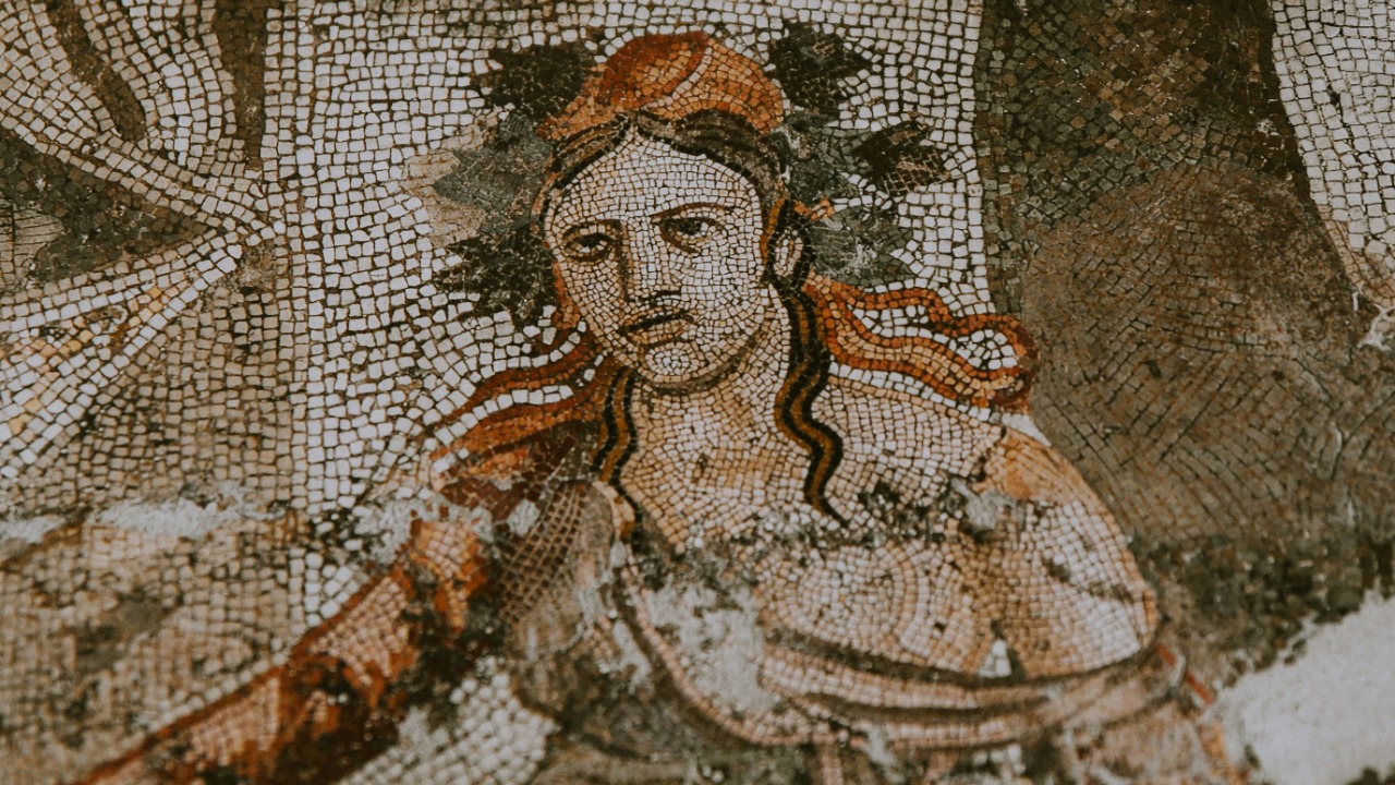 Archaeologists uncover a rare painting of a clean-shaven Jesus