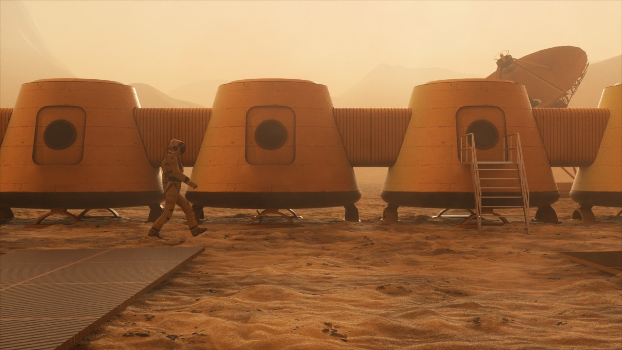Could ice be the secret building material for Mars bases?