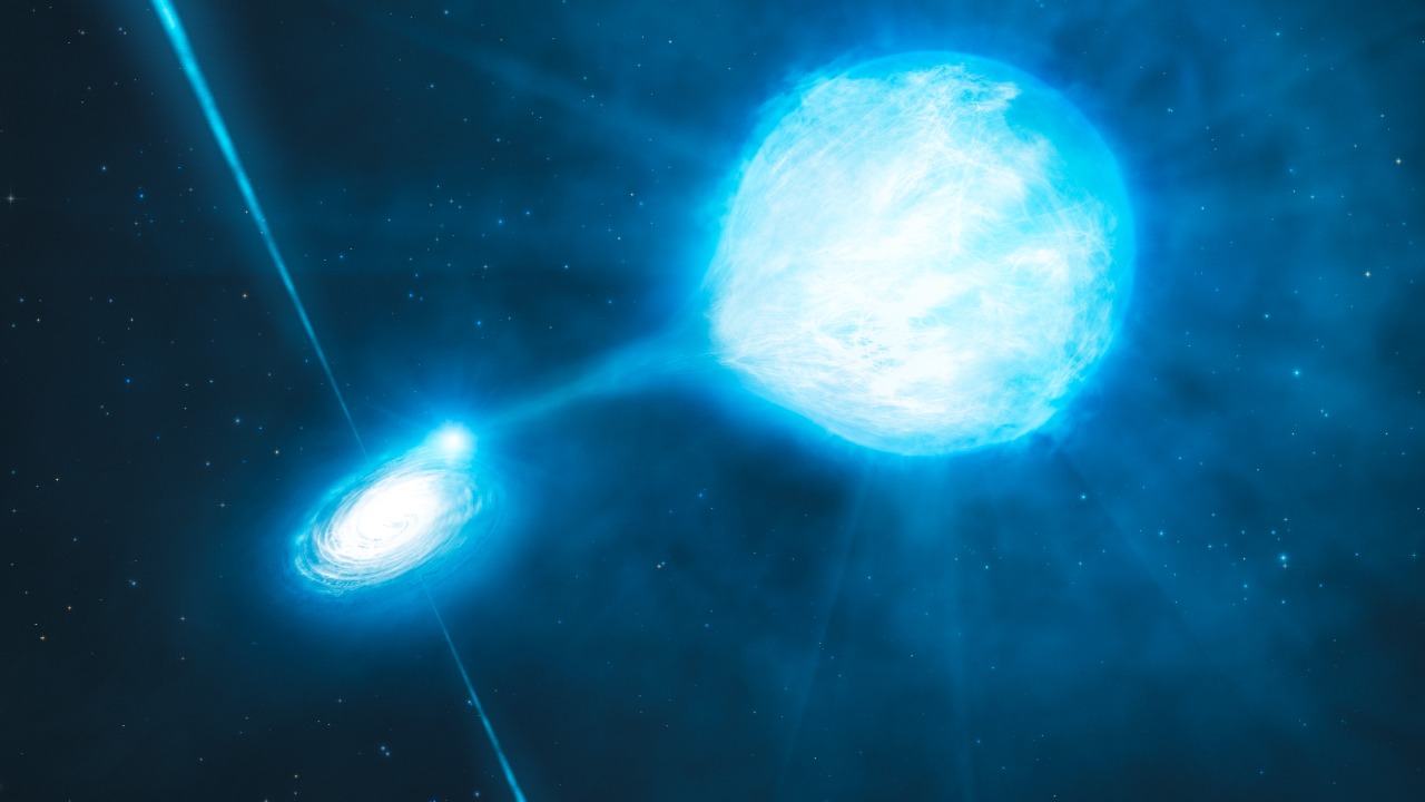 Astronomers watched a black hole twist spacetime in real time