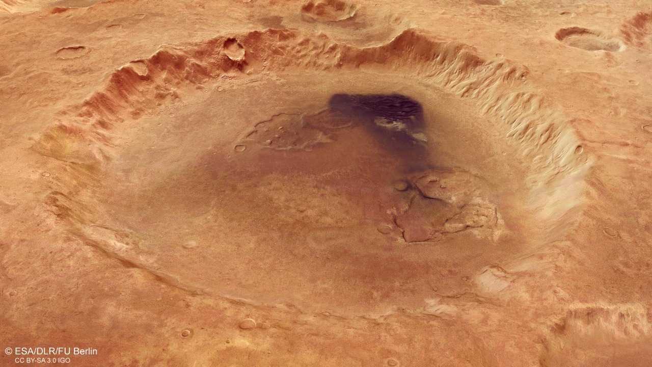 Mars WeatherCam spots the largest fresh crater ever recorded
