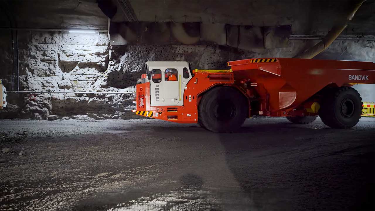 Swedish 110,000-lb electric haulers will help mine Canadian gold