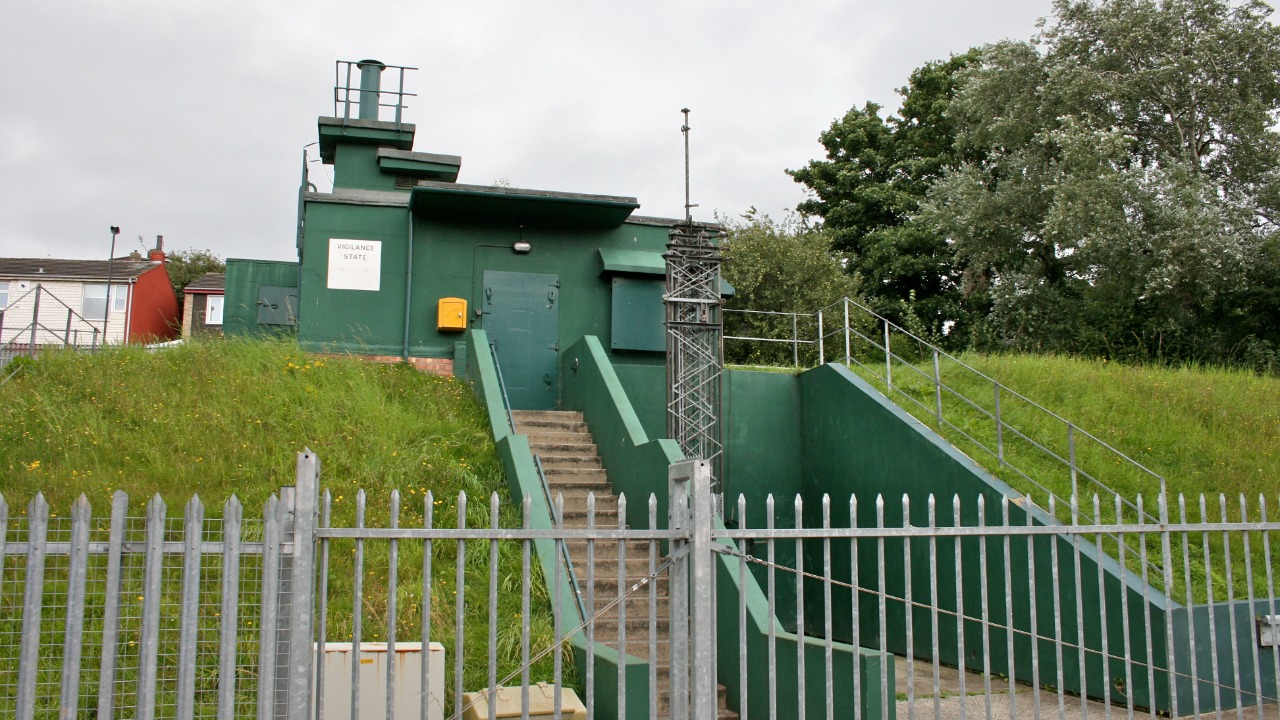 Doomsday nuclear bunker now just days from crashing into the sea