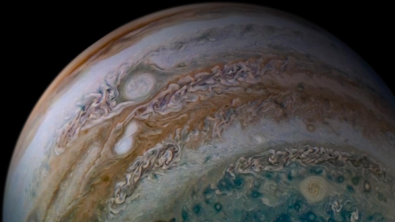 Jupiter and Saturn’s bizarre polar storms may expose hidden interiors