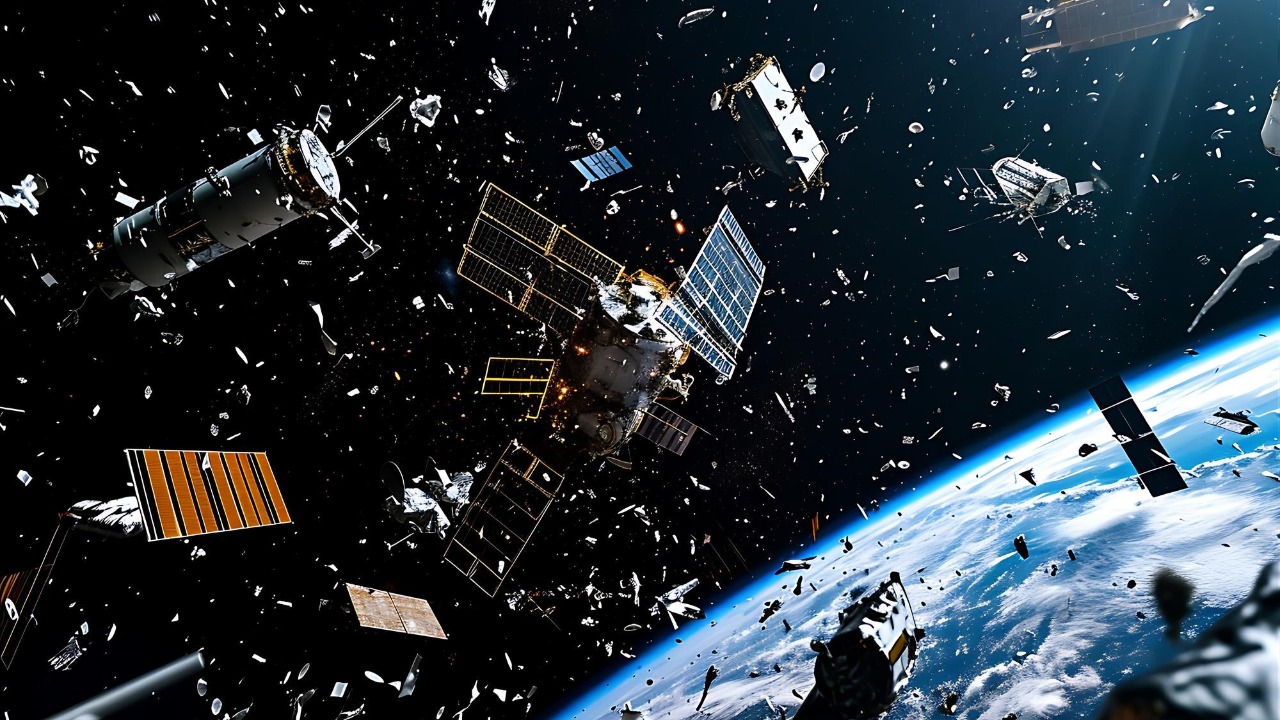 Satellites are crowding Earth’s orbit and a space disaster could be days away