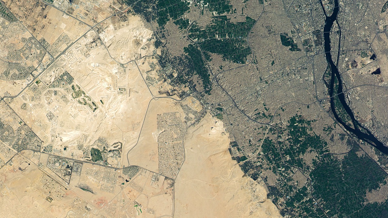 Satellites reveal new shafts and voids in pyramids underground maze