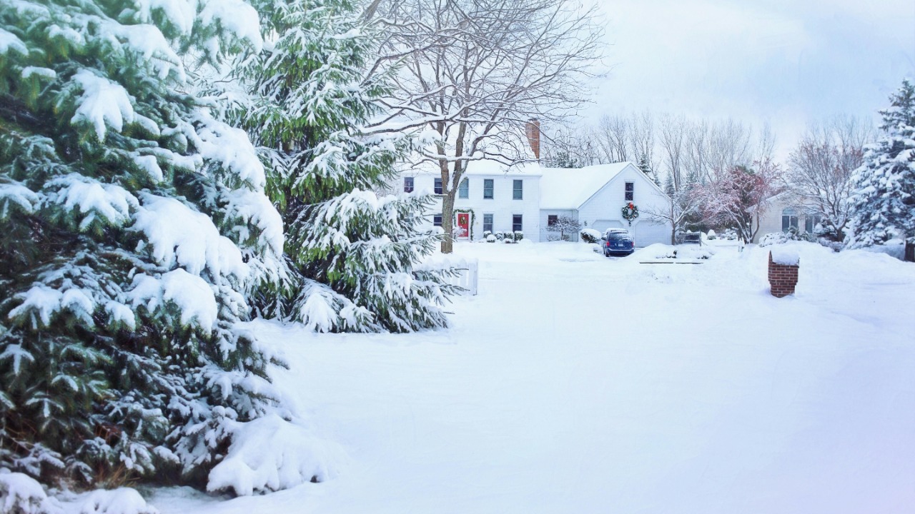 Snowblower robot conquers giant driveway in brutal New Jersey blizzard