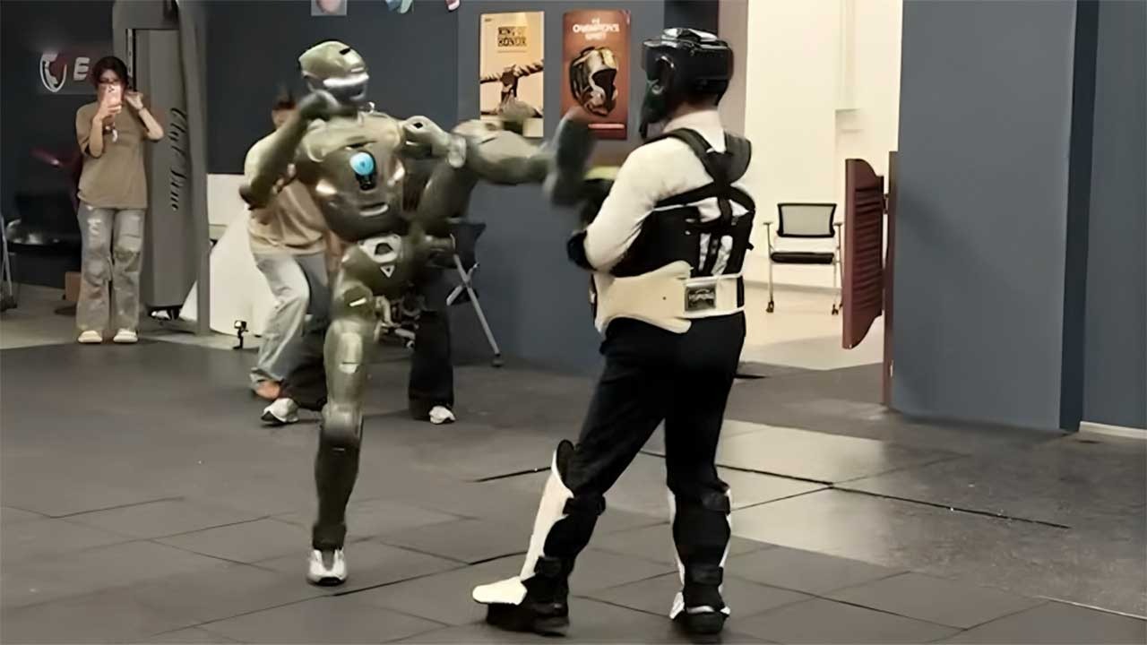 Chinese humanoid robot face-plants on stage and its CEO calls it ‘learning to walk’