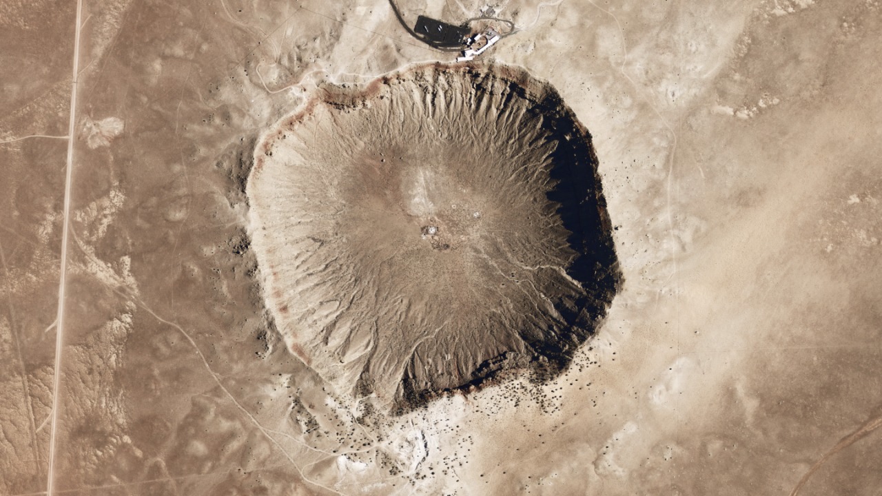Meteor Crater, Arizona — Image Credit: National Map Seamless Server - Public domain/Wiki Commons
