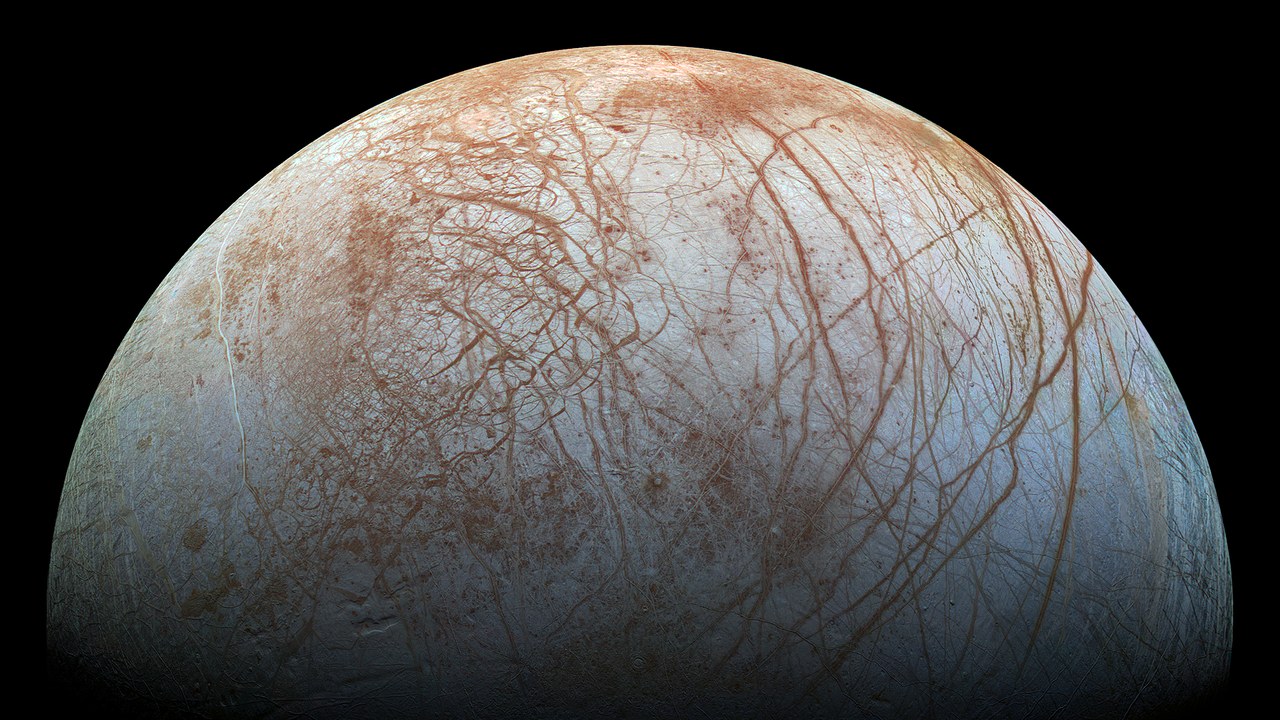 Europa — Image Credit: NASA / Jet Propulsion Lab-Caltech / SETI Institute - Public domain/Wiki Commons