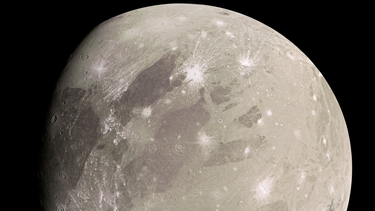 Ganymede — Image Credit: NASA/JPL-Caltech/SwRI/MSSS/Kevin M. Gill - CC BY 2.0/Wiki Commons