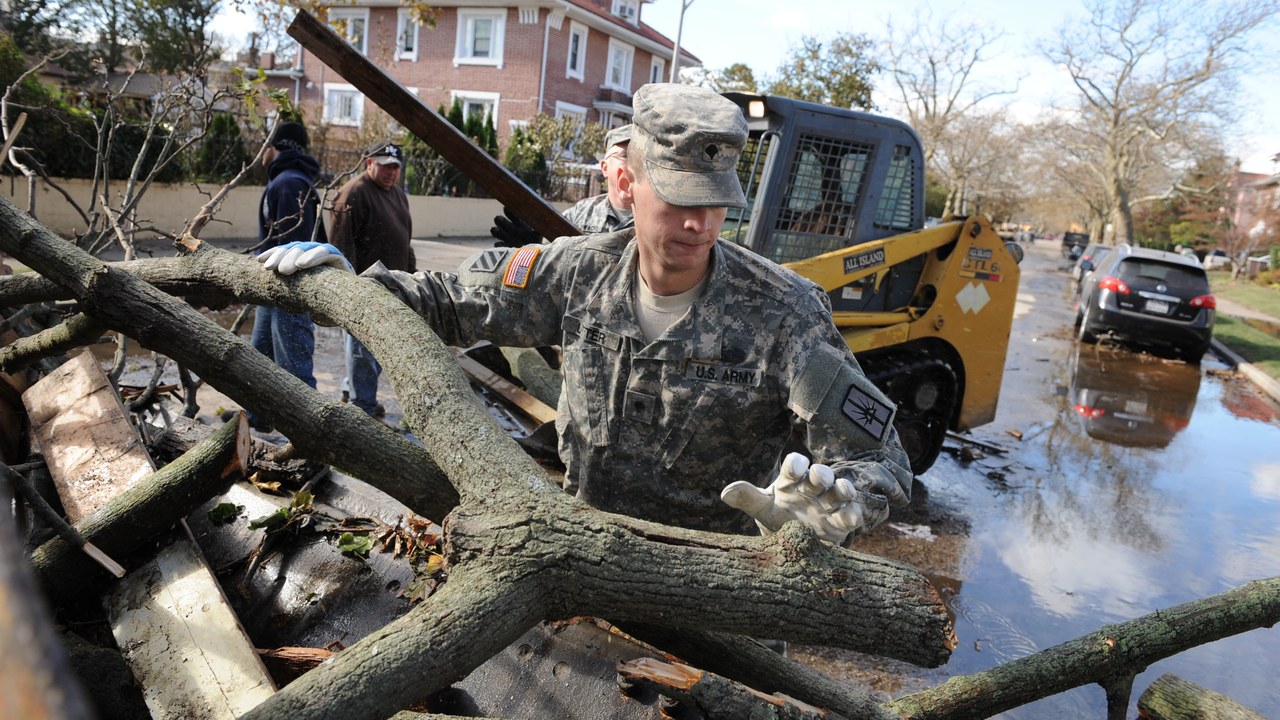 Hurricane Sandy — Image Credit: Senior Airman Christopher Muncy - Public domain/Wiki Commons