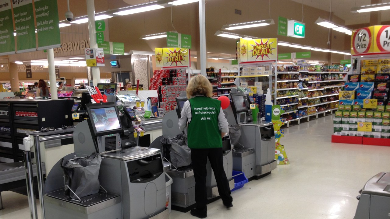 Self-checkout — Image Credit: Chris Olszewski - CC BY-SA 3.0/Wiki Commons
