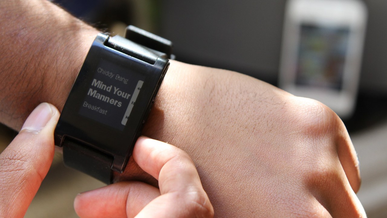 Pebble smartwatch — Image Credit: Pebble Technology - CC BY-SA 1.0/Wiki Commons