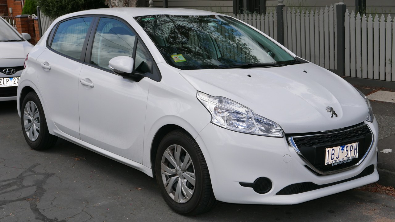 Peugeot 208 — Image Credit: OSX - Public domain/Wiki Commons