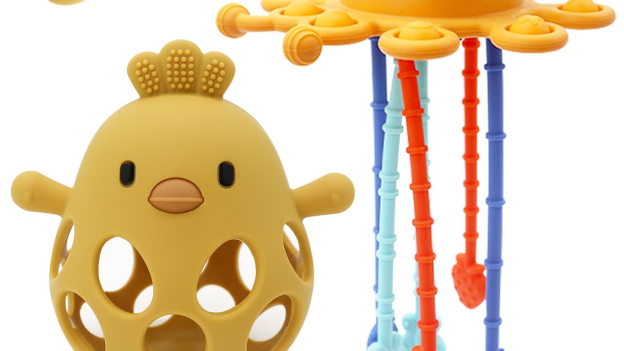 HABA Rainbow Rattle teething toys — Image Credit: U.S. Consumer Product Safety Commission - Public domain/CPSC
