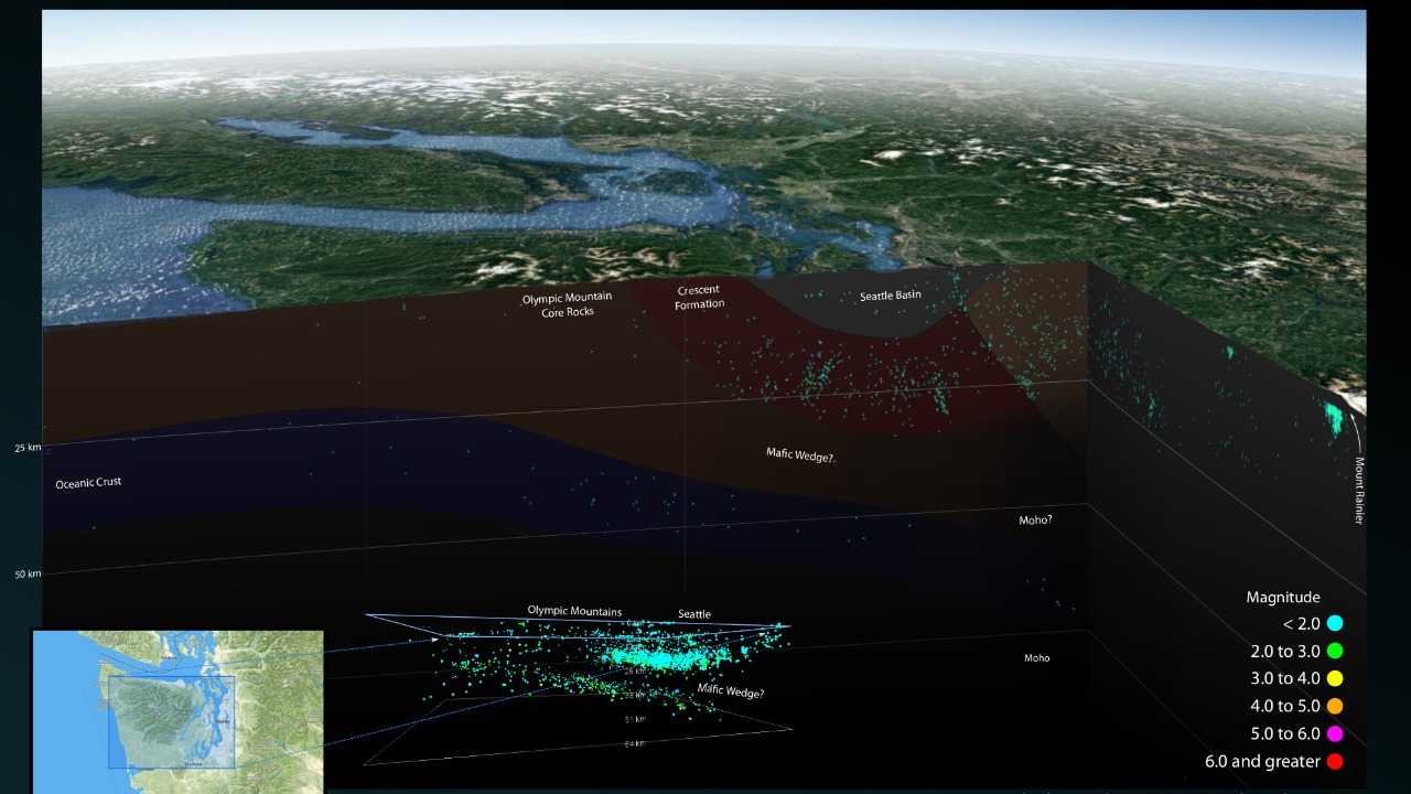 Earthquakes in Cascadia Subduction Zone Davezelenka - CC BY 4.0/Wiki Commons