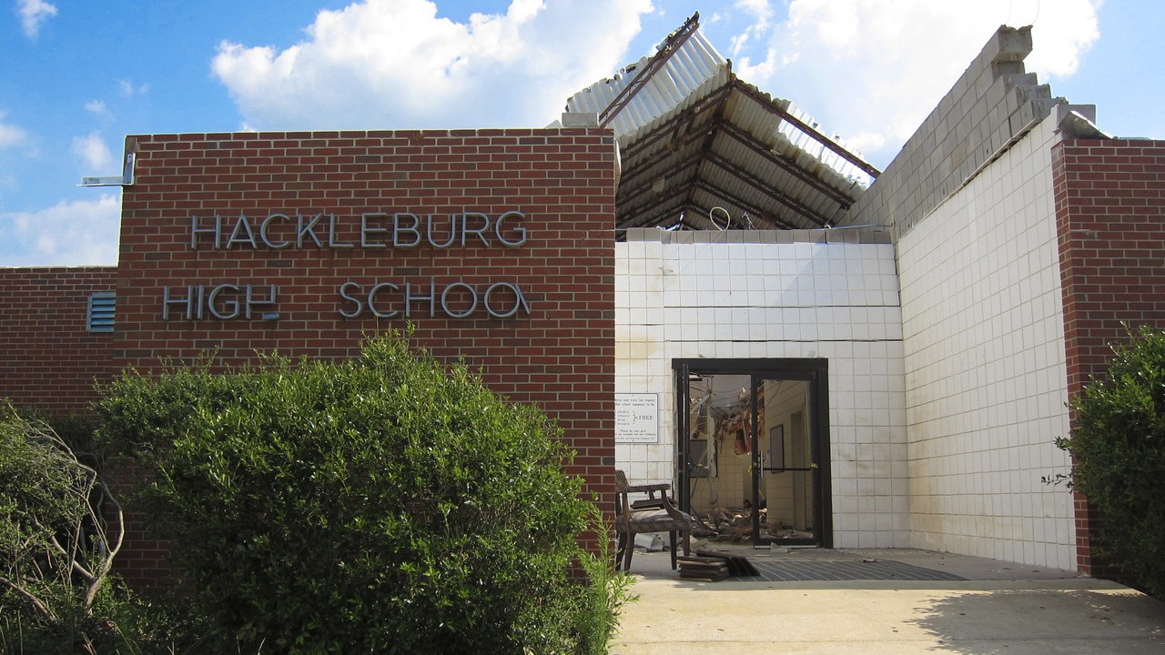 Hackleburg–Phil Campbell, Alabama EF5 (April 27, 2011) — Image Credit: Department of Homeland Security - Public domain/Wiki Commons