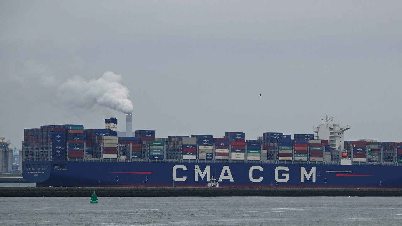 CMA CGM Antoine de Saint Exupéry — Image Credit: kees torn - CC BY-SA 2.0/Wiki Commons