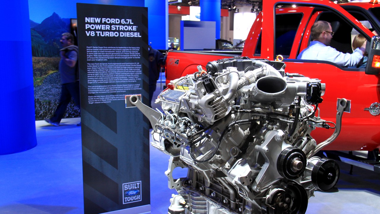 Ford Power Stroke engine — Image Credit: Joseph Brent - CC BY-SA 2.0/Wiki Commons