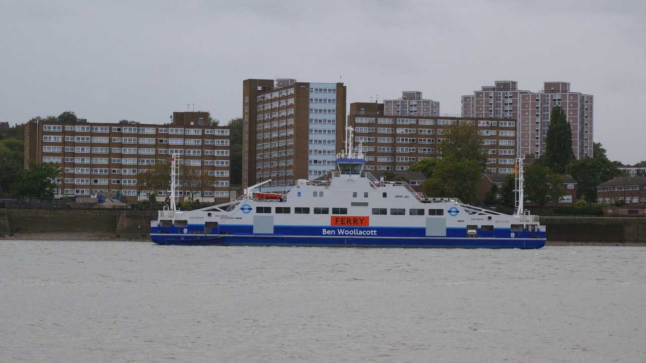 Woolwich Ferry — Image Credit: Leutha - CC BY-SA 4.0/Wiki Commons