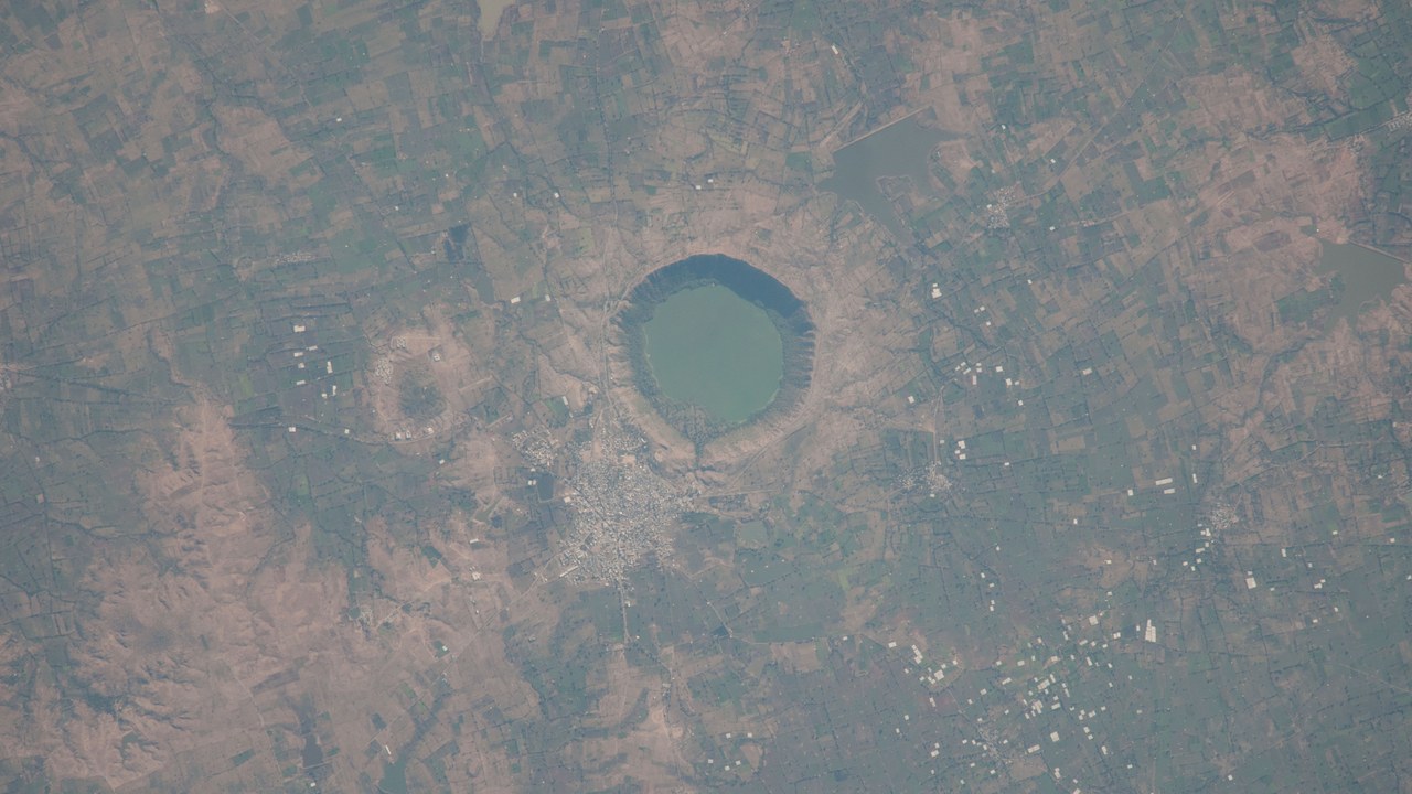 Lonar crater — Image Credit: NASA - Public domain/Wiki Commons