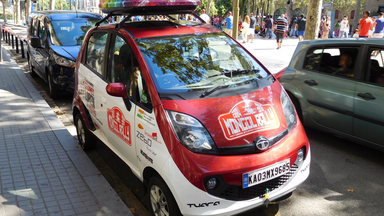 Tata Nano — Image Credit: Vasconium - CC BY-SA 2.0/Wiki Commons