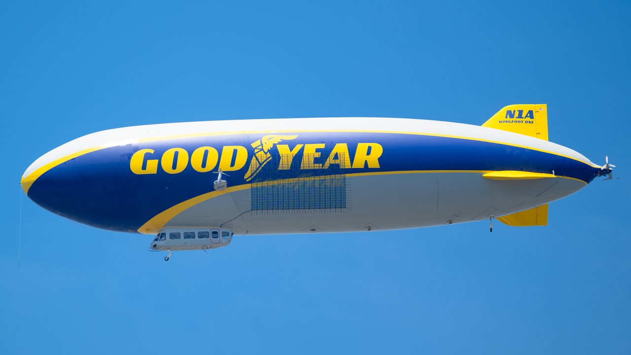 Goodyear Blimp — Image Credit: Erik Drost - CC BY 4.0/Wiki Commons